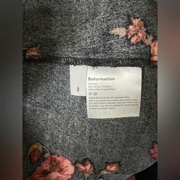 Reformation Locklin Midi Miramar Floral Dress - Picture 7 of 7